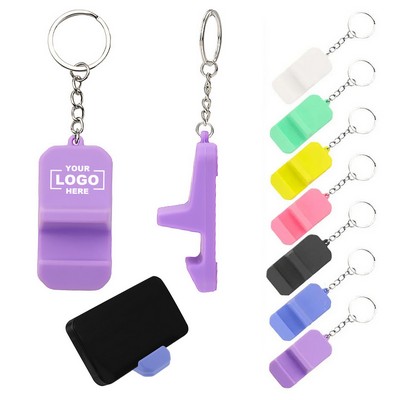Mini Phone Stand With Keychain
