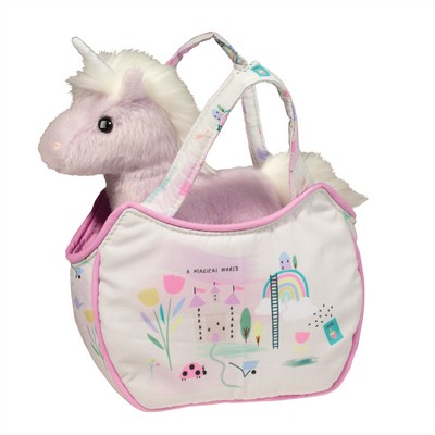 Magical World Sassy Pet Sak w/Purple Unicorn Stuffed Animal