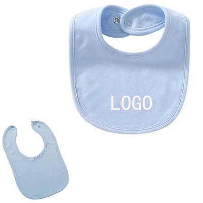 Cotton Solid Color Baby Bibs