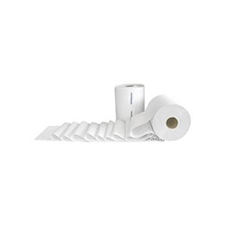 White Roll Hand Towel