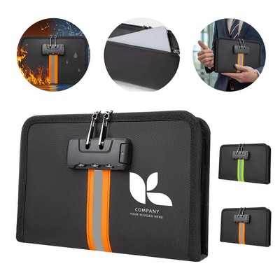 Fireproof & Waterproof Money Bag with Lock