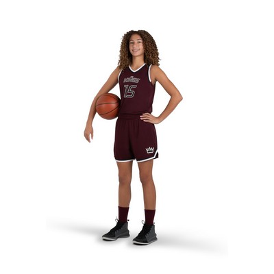 Alleson Athletic Ladies Retro Basketball Shorts