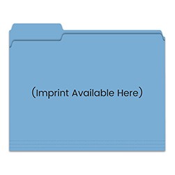File Right™ Blue 3 Tab File Folder