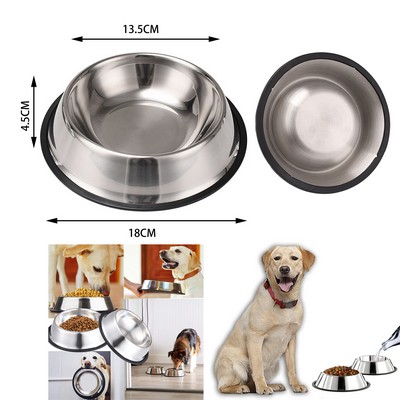 8 oz Stainless Steel Dog Bowl