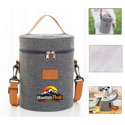 ArcticGo Cylindrical Insulated Lunch Bag
