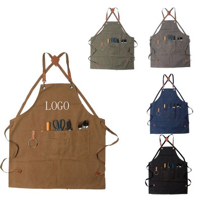 Thick Canvas Waterproof Home Gardening Apron