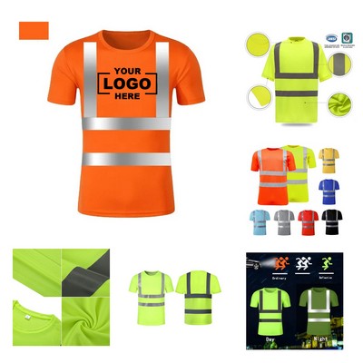 Reflective Safety Shirt with High Visibility