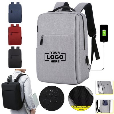 Laptop Backpack with USB Charging Port