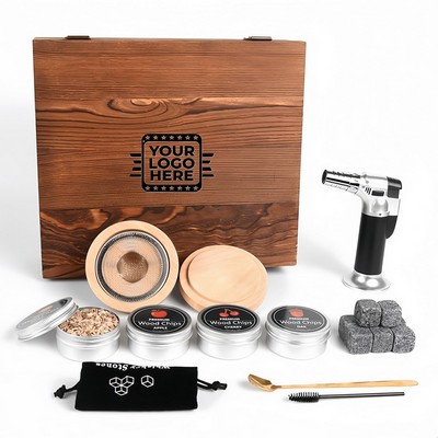 Portable Cocktail Smoker Kit For Whiskey Drink Set