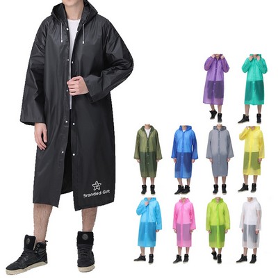 Reusable EVA Raincoat Poncho