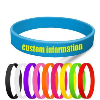 Promotional Adult Rubber Bracelets
