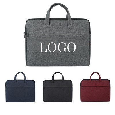 Oxford Zipper Business Laptop Briefcase