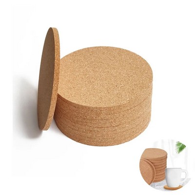 Round Cork Coaster