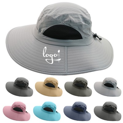 Outdoor Wide Brim UV Shield Hat