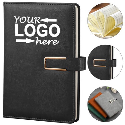 A5 Soft PU Leather Notebook with Buckle Closure