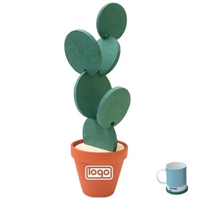 Non-slip Insulated Cactus Coaster