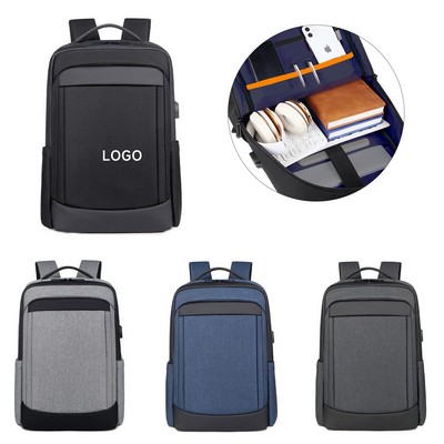 Large Capacity Backpack With Charging Port