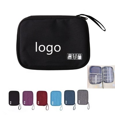 Travel Electronics Cable And Cord Organizer Bag