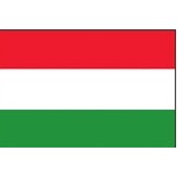 3'x5' Hungary U.N. Nylon Outdoor Flag - Style A