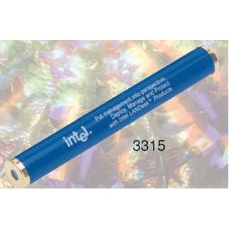 Blue Plastic Kaleidoscope w/Brass Ends - ON SALE, LIMITED STOCK