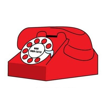 Rotary Dial Telephone Maxi Magnet (6 Square Inch)