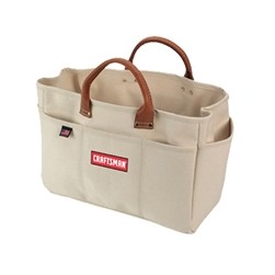 USA Made 22 Oz. Natural Canvas Open Top Tool Bag