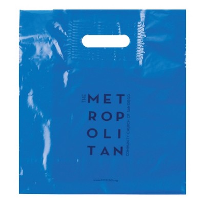 Machine Run 1.75 Mil Patch Handle Bag (15"x18")