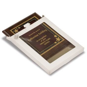 Recognition Window Box - Holds Plaque 4 1/4"x6"