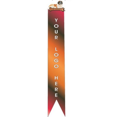 St. Bernard Dog Bookmark w/ Black Back