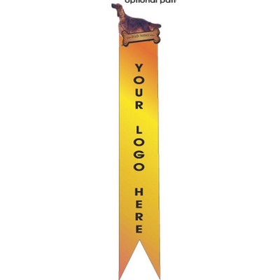 Irish Setter Dog Bookmark w/ Black Back
