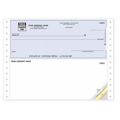 Lined Multipurpose Voucher Checks (2 Part)