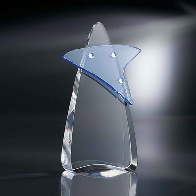 8 1/2" Pandamonium Crystal Star Award