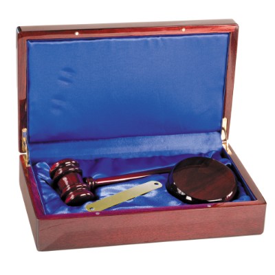 Piano Wood Gavel Set