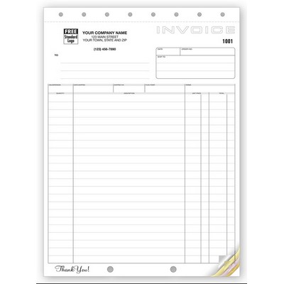 Shipping Invoices Forms - Large (3 Part)