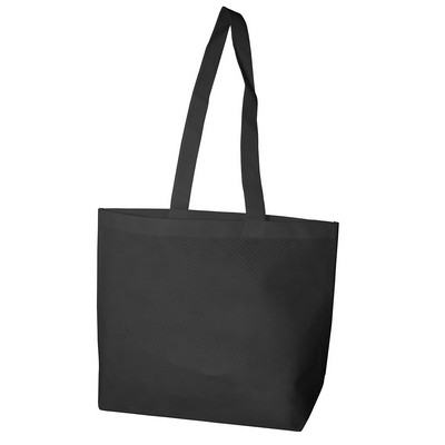 Single Handle Textured Non Woven Designer Tote (21"x15"+5.5")