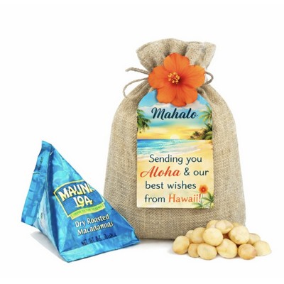 Hawaiian Aloha Macadamia Nuts Gift Bag