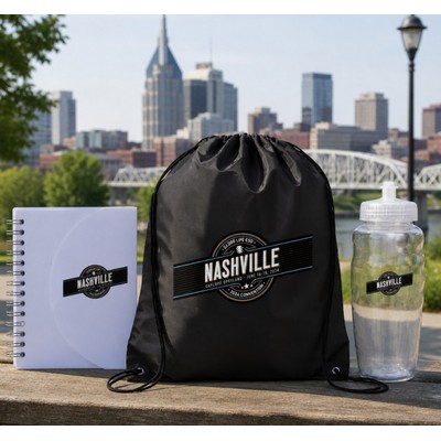 Convention Outdoor Welcome Gift Set with Journal,Bag & Bottle