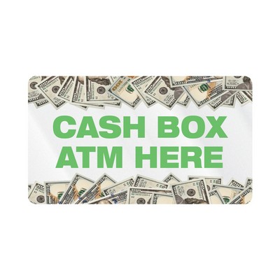 Rectangle Sticker | Round Corners | 2" x 3 1/2"| Clear Static | Static Back | Digital