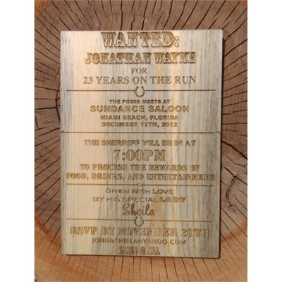 Hardwood Cards & Invitations