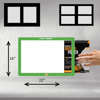 Custom Window Insert Counter Mats w/Premium-Duty Backing (16"x22"x1/8")