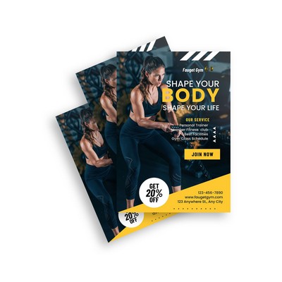 Business Flyers (Printed Front Only) - 90lb. paper uncoated