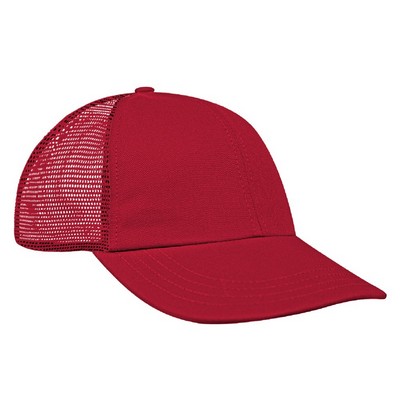 Solid Meshback Snapback Dad Cap