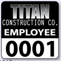 Custom Reflective Parking Permit Decal (1¾" x 1¾")