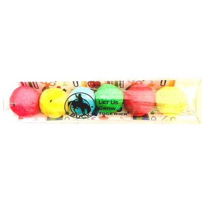 Wildflower Seed Bombs with Teacher Appreciation Background