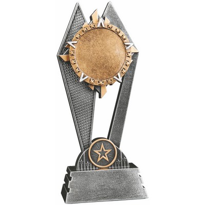 7" Sun Ray Award with 2" Insert Holder