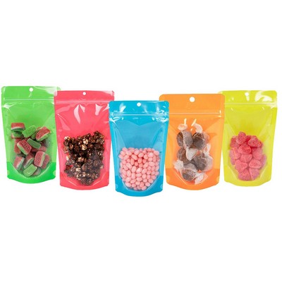 Neon Color 4 Mil Stand Up Pouches (5 1/8"x3 1/8"x8 1/8")