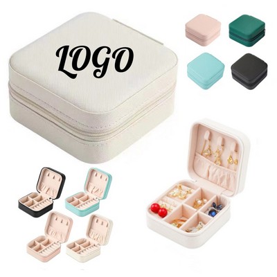 Portable Travel Mini Jewelry Box Organizer Case