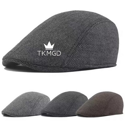 Classic Solid Fliat Newsboy Caps