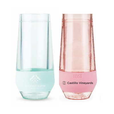 HOST® Tinted Champagne FREEZE™ Flute, set of 2