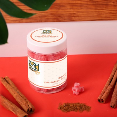 Jelly Belly® Unbearably Hot Cinnamon Bears: Large Jar